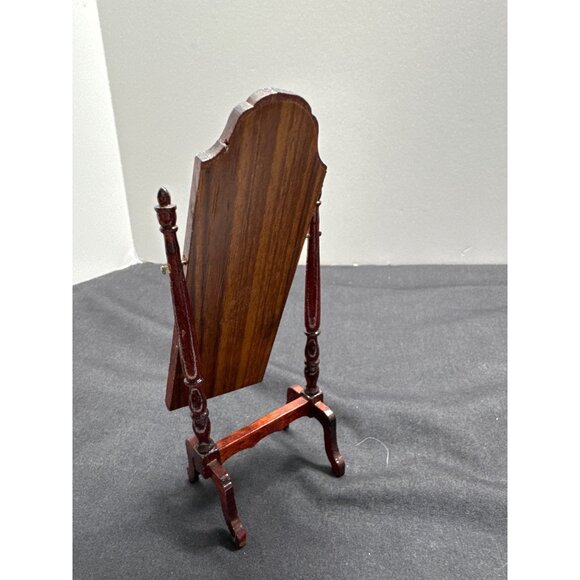 Miniature Vintage Mirror Ceramic Pitcher Tapestry Bag Candles Set Chamber Pot Va - Picture 12 of 13